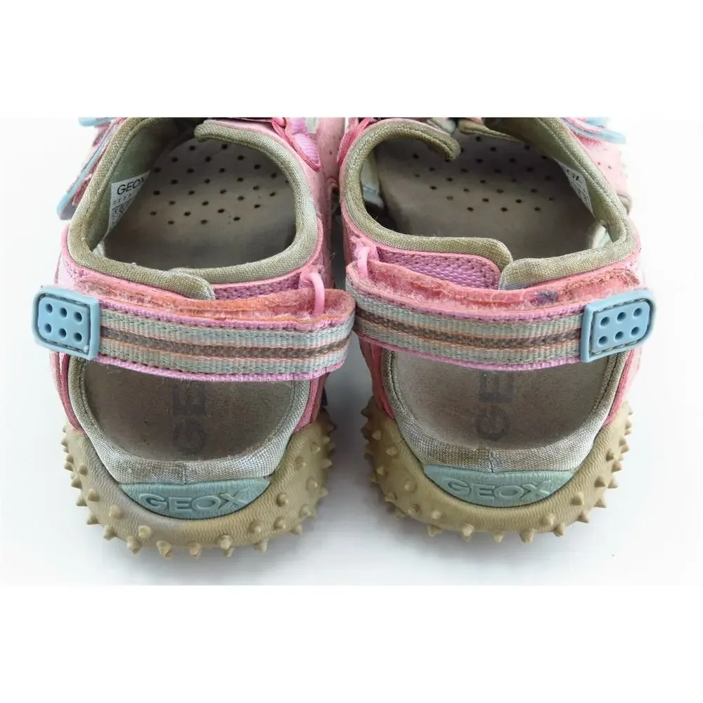 Geox Toddler Sz 10.5 Medium Pink Sandals‎ Synthetic